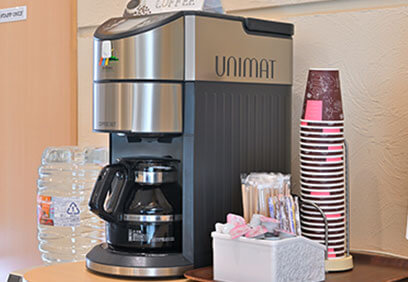 写真：ウェルカムコーヒー